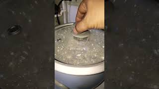 Steam Rice Boiling Rice ytshorts food foodytrip cooking asmrfood shorts [upl. by Ahsimik]