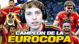 REACCION A ESPAÑA CAMPEON DE LA EUROCOPA 2024 LA 4TA COPA DE LA ROJA  MEMORIAS DEL FUTBOL [upl. by Voletta776]