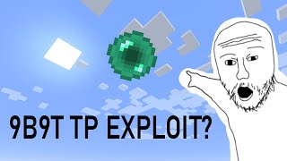 A successful Ender pearl teleport on 9b9t [upl. by Hgieloj]