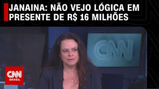 Janaina Paschoal Não vejo lógica em presente de 16 milhões  CNN ARENA [upl. by Ralston]