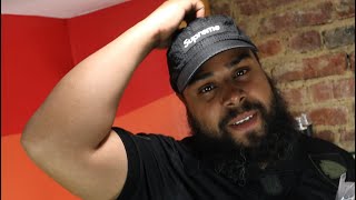 Supreme Perforated Camp Cap SS22 Black amp White Review [upl. by Runck]