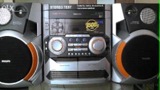 STEREO TEST  SPEECH amp MUSIC TEST 2 PHILIPS FWV355 [upl. by Morlee]