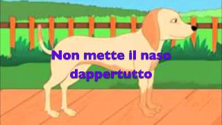 Tommaso il cane ficcanaso  Canzoni e video per bambini [upl. by Matronna]