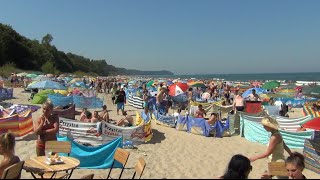 Władysławowo 20140722  morze fale plaża  HD [upl. by Mateo]