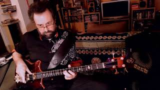 Lopsy Lu  Stanley Clarke tribute on Alembic bass [upl. by Ullyot]