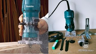 Improve your woodworking skills with MAKITA 3709 Trimmer UnboxingTest [upl. by Nickles696]