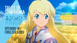 Tales of Symphonia PS3 Opening 1080p HD  English Translation Lyrics [upl. by Mulac]