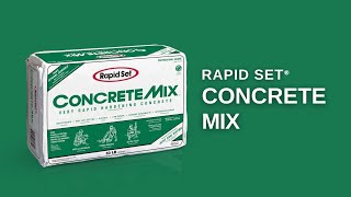 Rapid Set® Concrete Mix [upl. by Anire]