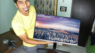 Samsung LED Monitor 2023  24 Inch Monitor  Frameless  Bezel Free Monitor Unboxing and Review [upl. by Nozicka]