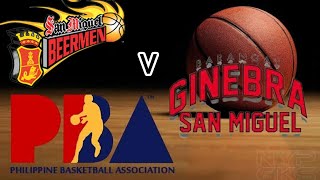 SAN MIGUEL BEERMEN VS BARANGAY GENEBRA PBA GOVERNORS CUP SEMIFNAL [upl. by Fasta]