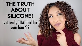 CURL TALK The Truth About SILICONE Is it really THAT bad for your hair  BiancaReneeToday [upl. by Yaras]