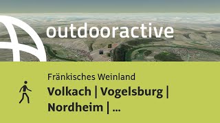 Wanderung im Fränkischen Weinland Volkach  Vogelsburg  Nordheim  Weinwanderung [upl. by Rubma]