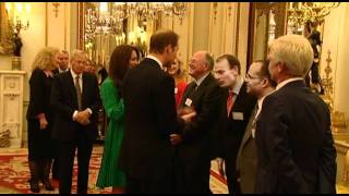 Queen Elizabeth II hosting a media reception at Buckingham Palace ahead of her Diamond Jubilee [upl. by Alil753]