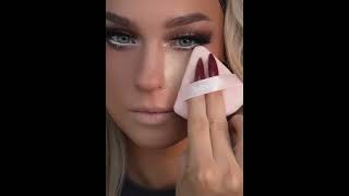 MAKEUP TUTORIAL FOR GIRLS WHO HAVE HOODED EYES🫶makeuptutorial linertrick beauty linerlook [upl. by Llerrud249]