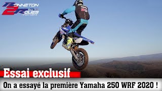 Essai enduro exclusif  On a essayé la première Yamaha 250 WRF 2020 [upl. by Kcod]