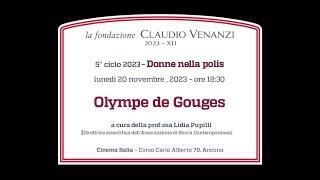 Donne nella polis  Olympe de Gouges  profssa Lidia Pupilli [upl. by Wil617]