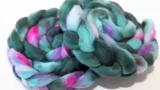 Dyeing wool roving 2 [upl. by Aimerej]