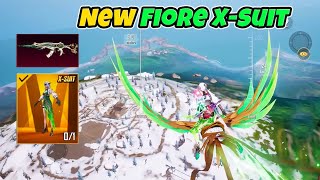 NEW Fiore XSuit 7Star amp NEW Icicle Spike ACE32 Lv7 Full Gameplay  PUBG Mobile [upl. by Afatsom264]