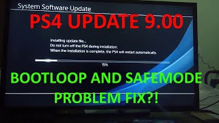 PS4 900 UPDATE  How to SAFELY INSTALL PS4 900 UPDATE  PS4 Bootloop ERROR FIX [upl. by Ynnob]