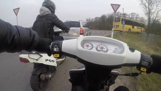 Montering af 70cc cylinder  Trip to school [upl. by Germayne626]