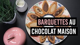 🍰 BARQUETTES AU CHOCOLAT MAISON 🍰 [upl. by Ettenhoj10]