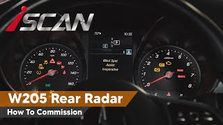 How to Commission SCN Code Program W205 model the Rear Radar Sensor Blind Spot Sensor MercedesBenz [upl. by Yeruoc253]