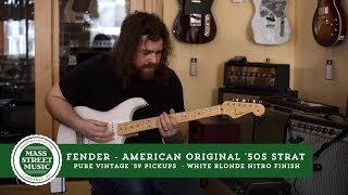 Fender  American Original 50s Stratocaster  White Blonde [upl. by Aix]