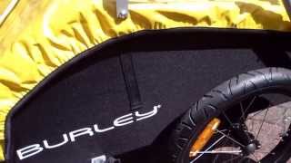 REVIEW OF THE BURLEY NOMAD TRAILER ON AN ICE TRIKE RS [upl. by Elokkin]