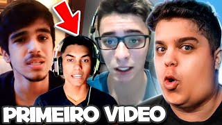 REAGI AO PRIMEIRO VIDEO DOS YOUTUBERS DE CLASH ROYALE [upl. by Nosyk213]