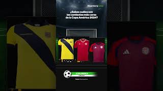 Los jerseys más caros de la CopaÁmerica 2024  shortsvideo [upl. by Gilford5]