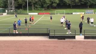 Fussballtraining mit Peter Hyballa  20erGitter 1 [upl. by Dorcea]