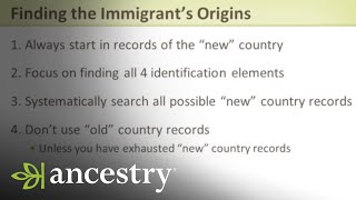 Discovering the Immigrants in Your Family Tree  Ancestry [upl. by Aloisius17]