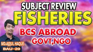 Fisheries Subject ReviewFisheries Subject Job Sector [upl. by Hope]