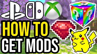 How To Download amp Install Mods In Minecraft PS45 Xbox amp Switch [upl. by Enyledam]