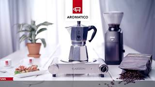 Die Bialetti als klassischer Espressokocher  Aromatico [upl. by Abbye]