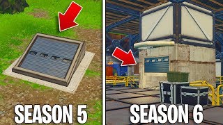 NEW WAILING WOODS BUNKER IN FORTNITE  ALL Season 6 MAP LOCATIONS Fortnite Battle Royale [upl. by Rafferty]