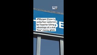 JPMorgan Chase sues 4 customers for fraud after glitch goes viral on TikTok shorts shortnews [upl. by Groark]