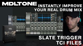 MDL Tone Slate Trigger Files  Instantly Upgrade Your Real Drum Mixes [upl. by Kindig982]