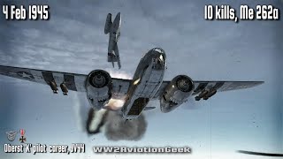 Me 262a 10 kills Bomber Intercept over Düsseldorf  Double Ace in a Day WW2 Air Combat Flight Sim [upl. by Etnomal36]