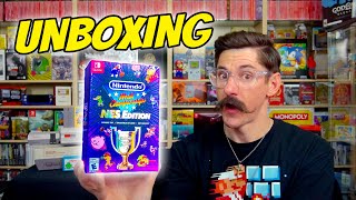 Unboxing The Nintendo World Championships Deluxe NES Edition For Nintendo Switch  A MustHave [upl. by Sidra240]