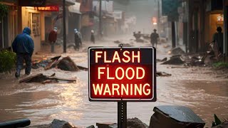 Flash Flood Warningweather in atlantapanama city weatherhurricane helene georgia perryflorida [upl. by Nnyltiac49]