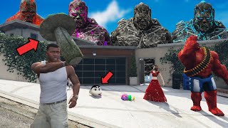 Lava God Franklin Found a Magical Mushroom And Pukki Kill Shinchan in GTA 5 [upl. by Biagi]