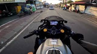 Chill ride to school ZX25R Austin racing exhaust PURE SOUND [upl. by Sada124]