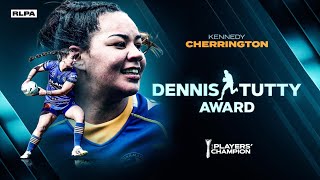 Kennedy Cherrington wins the 2024 Dennis Tutty Award from the NRLW [upl. by Anitnahs]