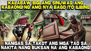 Kalabaw Biglang Sinuwag ang Kabaong ng Amo nya bago ito ilibing Hanggang sa [upl. by Reddy]