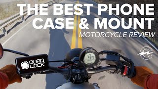 QUAD LOCK  The Best Motorcycle Phone Mount [upl. by Nnairek]