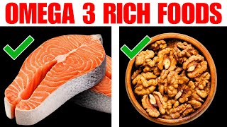 8 SUPER Foods That Are RICH In OMEGA3 Your Body Needs [upl. by Aneehsak]