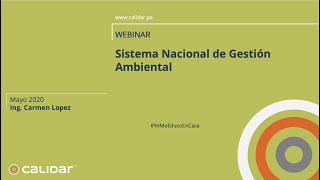 Sistema Nacional de Gestión Ambiental  PERU [upl. by Atirahs36]