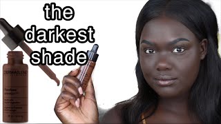 DERMABLEND FLAWLESS CREATOR LIQUID PIGMENT  Nyma Tang thedarkestshade [upl. by Neeuq27]