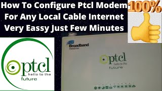 Ptcl and all other companies modem configure for all local internet networs [upl. by Island]